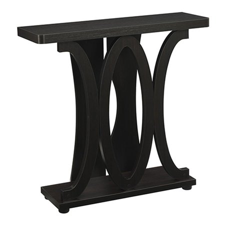 CONVENIENCE CONCEPTS Newport Hailey Console Table With Espresso Finish 121299